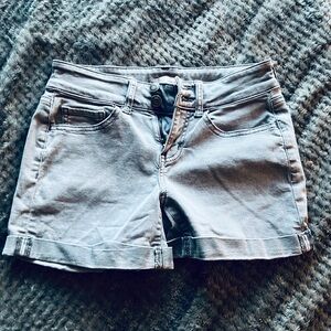 Gray jean shorts